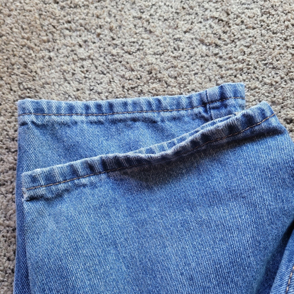 Levi's Mens Jeans 505 34x32 Relaxed Medium Wash Denim - Picture 4 of 9